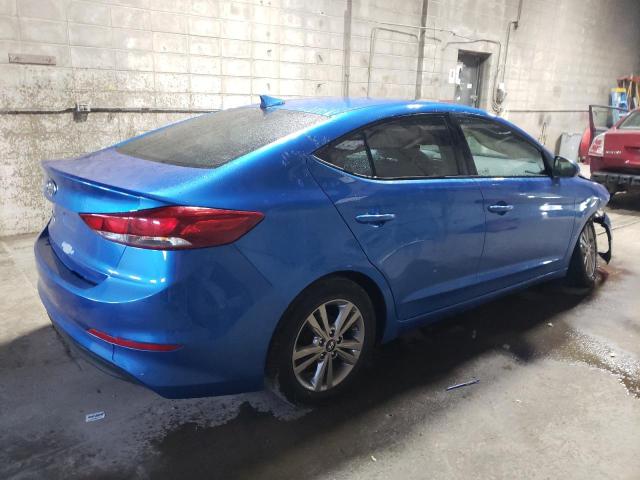 5NPD84LF6HH041197 - 2017 HYUNDAI ELANTRA SE BLUE photo 3