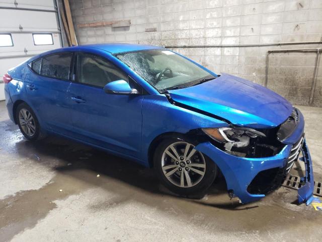 5NPD84LF6HH041197 - 2017 HYUNDAI ELANTRA SE BLUE photo 4