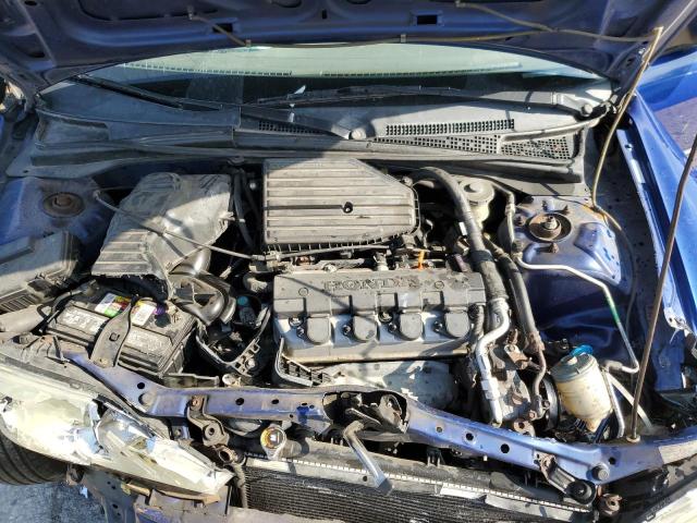 1HGES16374L014068 - 2004 HONDA CIVIC DX VP ლურჯი ფოტო 11