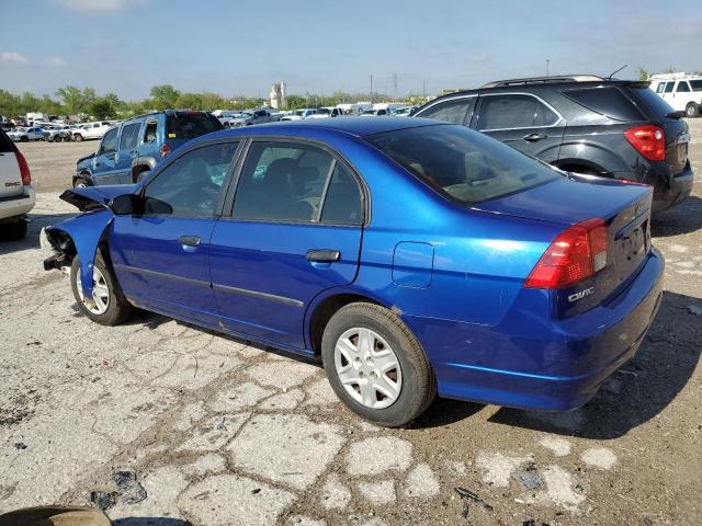 1HGES16374L014068 - 2004 HONDA CIVIC DX VP ლურჯი ფოტო 2