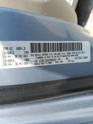 2C4RC1BG4CR369324 - 2012 CHRYSLER TOWN & COU TOURING 蓝色 照片 10