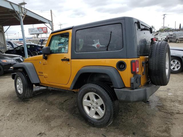 1C4AJWAG8EL252052 - 2014 JEEP WRANGLER SPORT Orange Foto 2