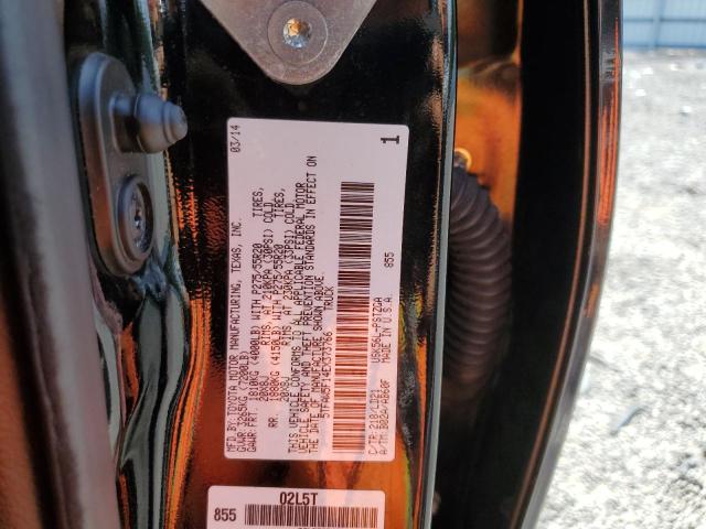 5TFAW5F14EX373766 - 2014 TOYOTA TUNDRA CREWMAX PLATINUM 黑色 照片 12