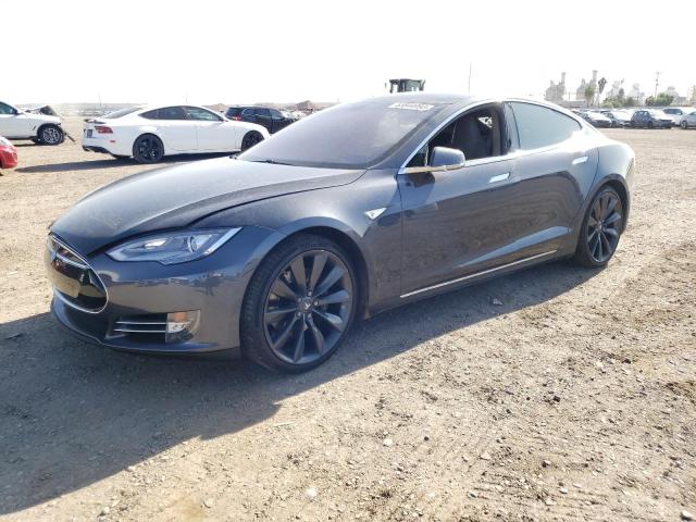 5YJSA1H14EFP52950 - 2014 TESLA MODEL S Grafit foto 1