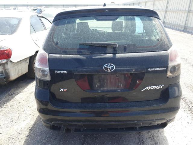 2T1KR32E96C623270 - 2006 TOYOTA COROLLA MA XR BLACK photo 6