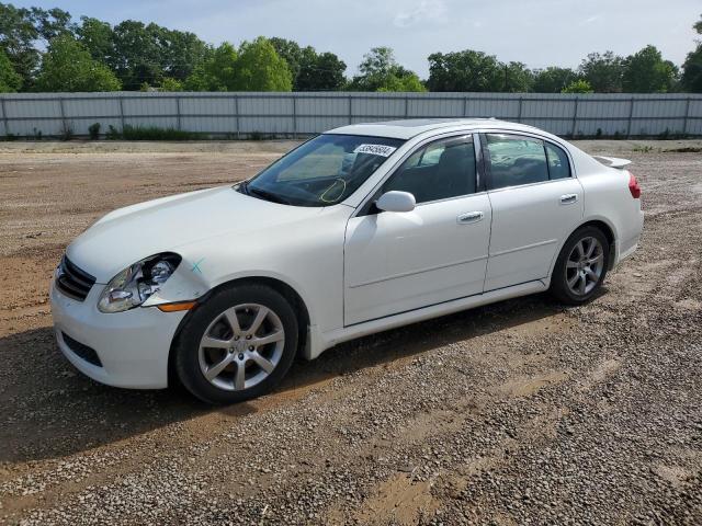 JNKCV51E36M511367 - 2006 INFINITI G35 WHITE photo 1