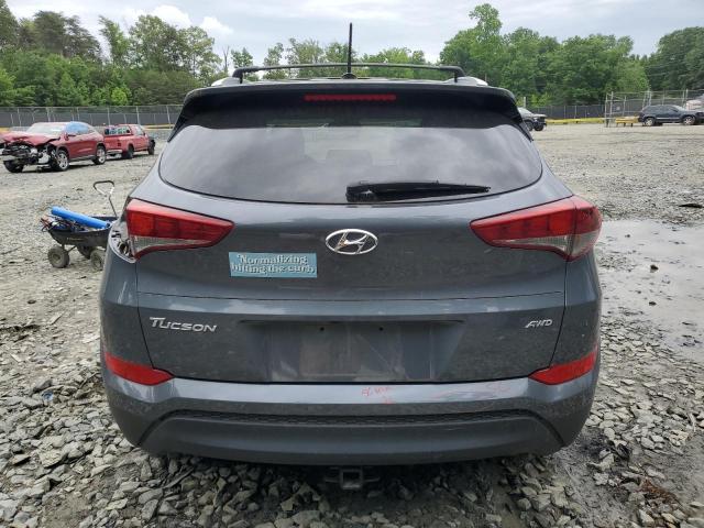 KM8J3CA47HU289120 - 2017 HYUNDAI TUCSON LIMITED GRAY photo 6