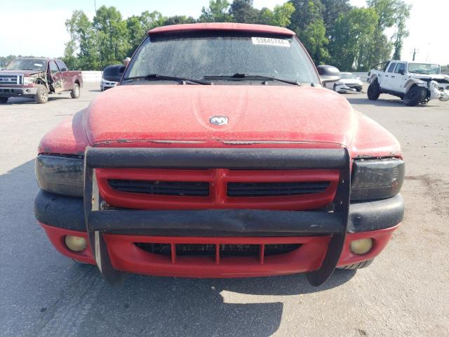 1B7GL22N9YS544586 - 2000 DODGE DAKOTA RED photo 5