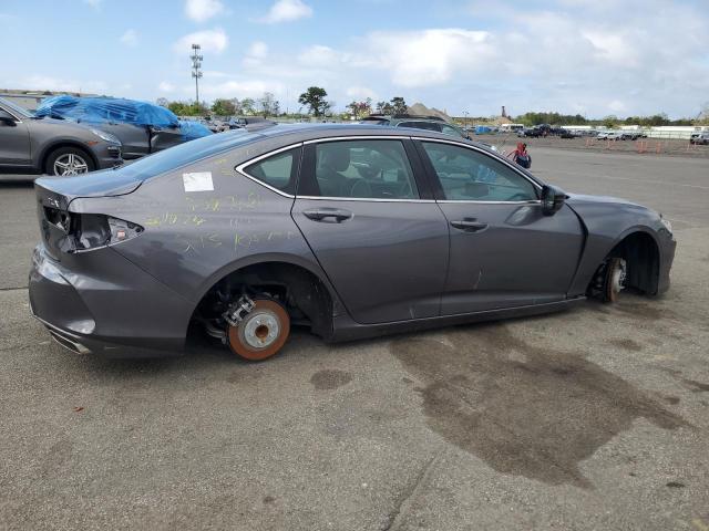 19UUB5F61MA012342 - 2021 ACURA TLX ADVANCE GRAY photo 3