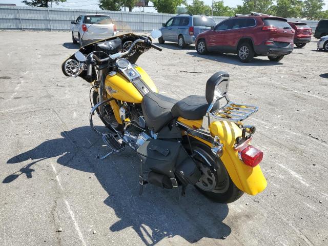 1HD1BXB196Y032953 - 2006 HARLEY-DAVIDSON FLSTFI YELLOW photo 3