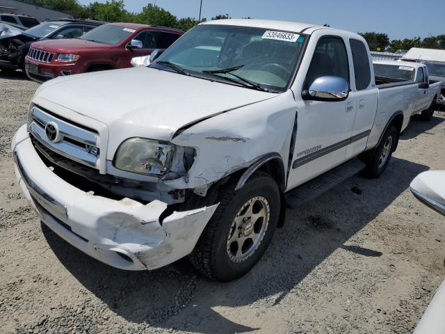 5TBRT34105S460744 - 2005 TOYOTA TUNDRA ACCESS CAB SR5 WHITE photo 1