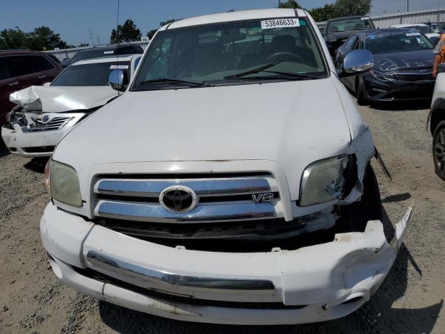 5TBRT34105S460744 - 2005 TOYOTA TUNDRA ACCESS CAB SR5 WHITE photo 5
