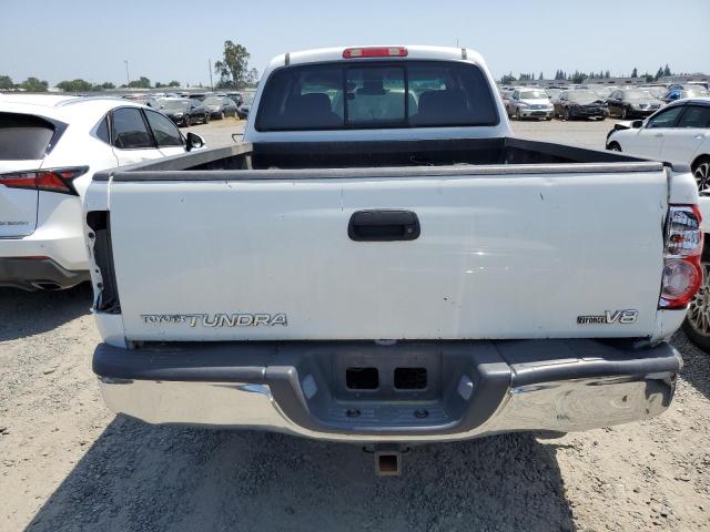 5TBRT34105S460744 - 2005 TOYOTA TUNDRA ACCESS CAB SR5 WHITE photo 6