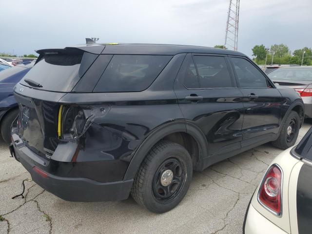 1FM5K8AB0MGC25056 - 2021 FORD EXPLORER POLICE INTERCEPTOR შავი ფოტო 3