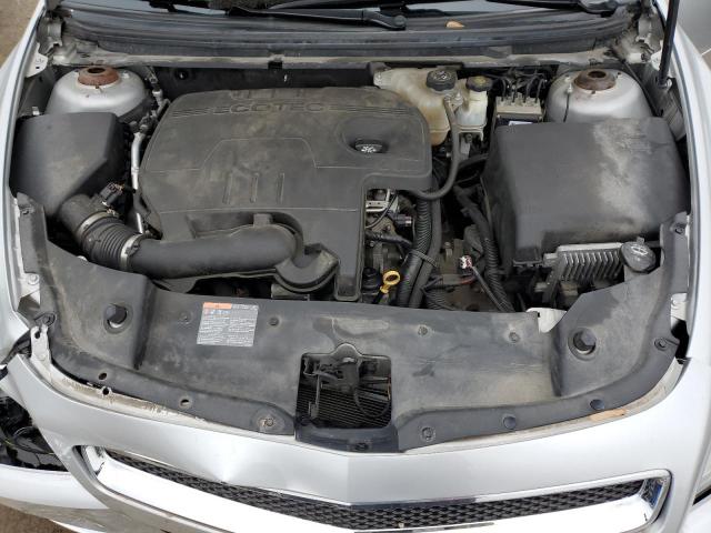 1G1ZC5E03CF111866 - 2012 CHEVROLET MALIBU 1LT ვერცხლისფერი ფოტო 11
