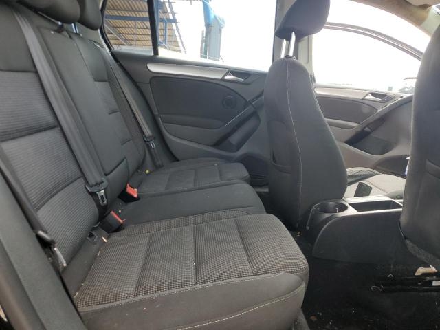 WVWDB7AJ6CW324034 - 2012 VOLKSWAGEN GOLF BLACK photo 10