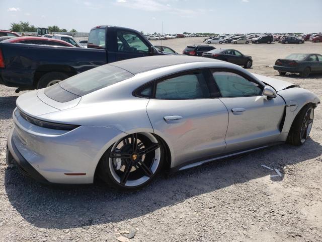 WP0AB2Y11LSA50389 - 2020 PORSCHE TAYCAN 4S GRAY photo 3