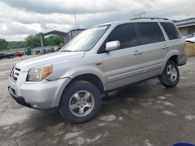 5FNYF28556B048939 - 2006 HONDA PILOT EX SILVER photo 1