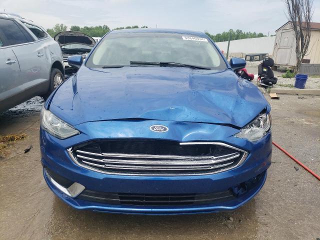 3FA6P0H74HR392375 - 2017 FORD FUSION SE BLUE photo 5