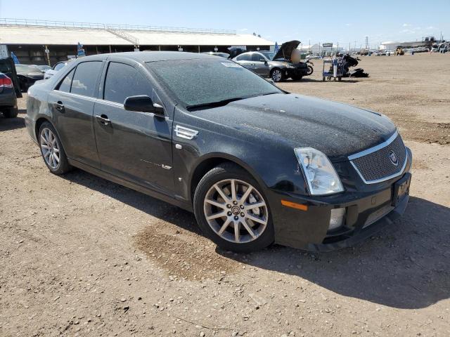 1G6DX67D280120857 - 2008 CADILLAC STS-V BLACK photo 4