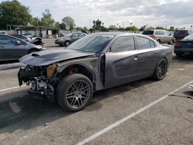 2C3CDXL93HH522797 - 2017 DODGE CHARGER SRT HELLCAT CHARCOAL photo 1