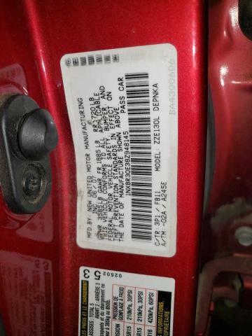 1NXBR30E38Z948145 - 2008 TOYOTA COROLLA SE CE RED photo 12