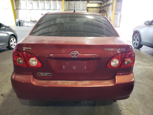 1NXBR30E38Z948145 - 2008 TOYOTA COROLLA SE CE RED photo 6