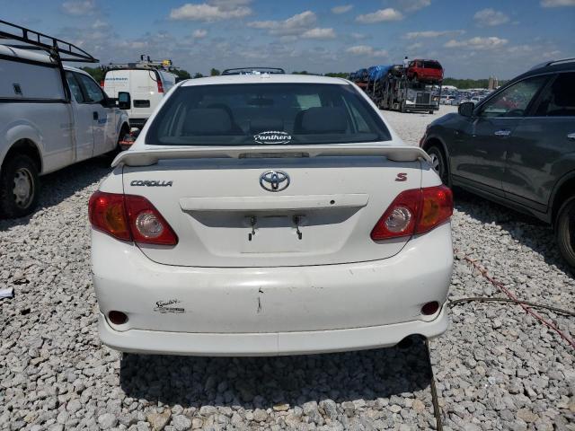 2T1BU4EE4AC471276 - 2010 TOYOTA COROLLA BASE WHITE photo 6