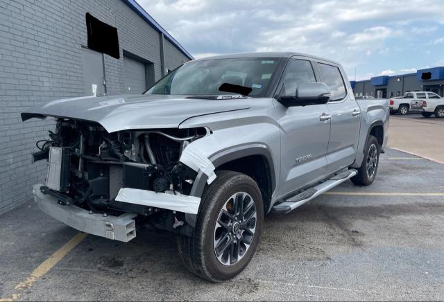 5TFJC5DB7PX038704 - 2023 TOYOTA TUNDRA CREWMAX LIMITED SILVER photo 2