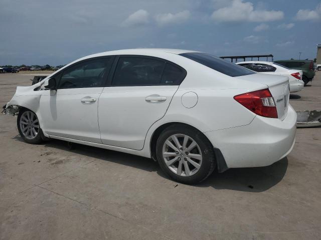 2HGFB2F90CH529679 - 2012 HONDA CIVIC EXL WHITE photo 2