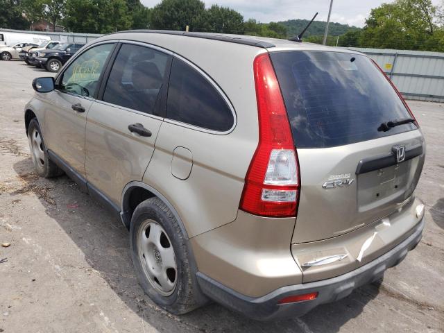 JHLRE38398C050109 - 2008 HONDA CR-V LX GOLD photo 3