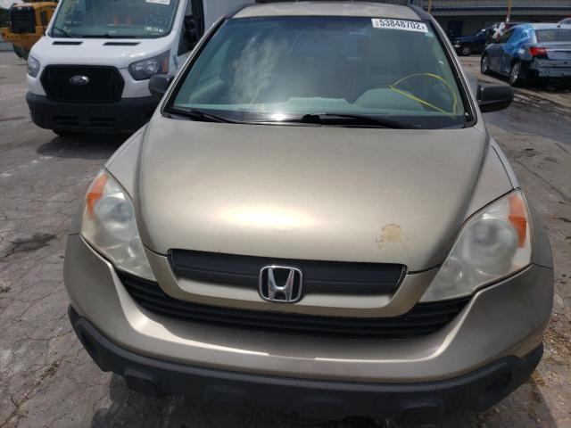 JHLRE38398C050109 - 2008 HONDA CR-V LX GOLD photo 9