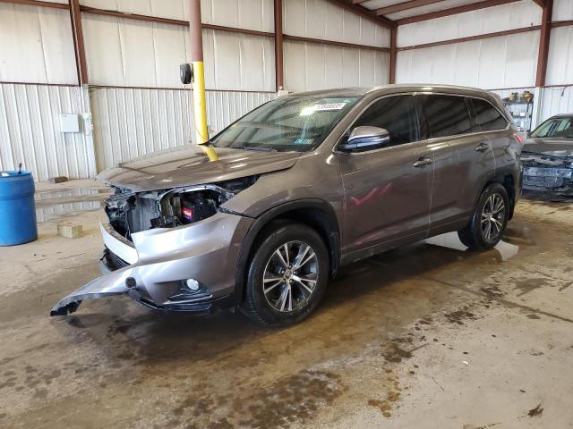 5TDJKRFH8GS236807 - 2016 TOYOTA HIGHLANDER XLE 棕色 照片 1