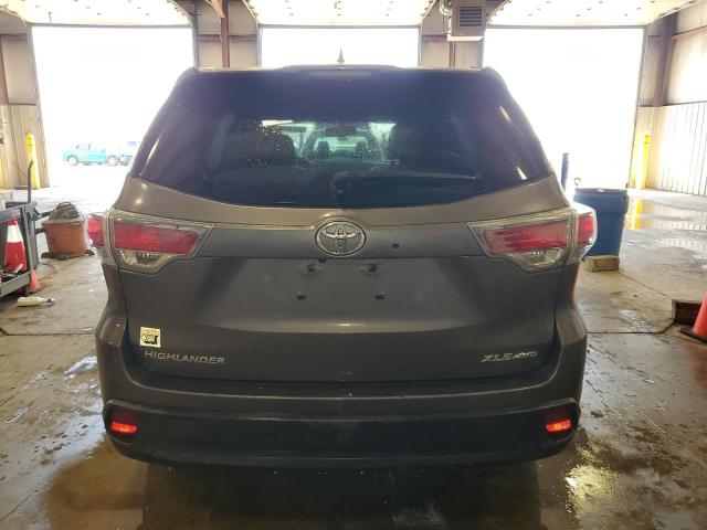 5TDJKRFH8GS236807 - 2016 TOYOTA HIGHLANDER XLE 棕色 照片 6