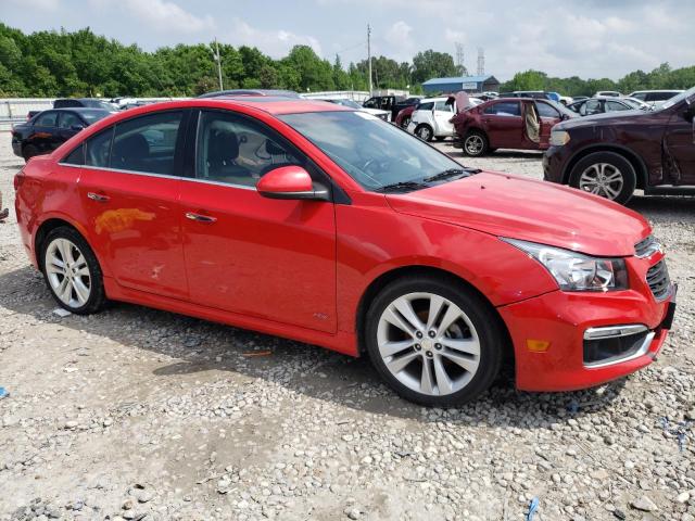 1G1PG5SB6F7184729 - 2015 CHEVROLET CRUZE LTZ RED photo 4