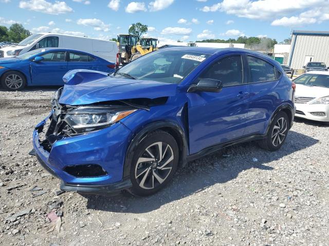 3CZRU5H17KM722436 - 2019 HONDA HR-V SPORT BLUE photo 1