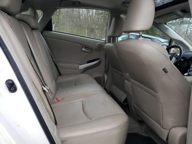 JTDKN3DU7B5292485 - 2011 TOYOTA PRIUS WHITE photo 10