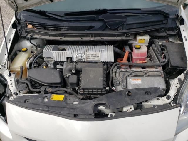JTDKN3DU7B5292485 - 2011 TOYOTA PRIUS WHITE photo 11
