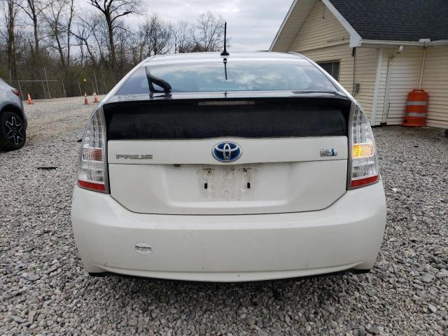 JTDKN3DU7B5292485 - 2011 TOYOTA PRIUS WHITE photo 6