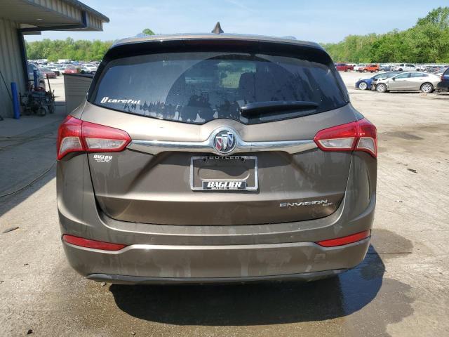 LRBFX2SA9KD006462 - 2019 BUICK ENVISION ESSENCE Շագանակագույն լուսանկար 6