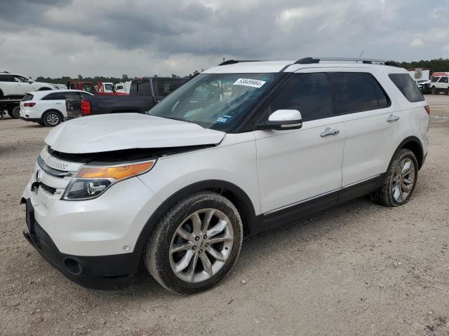 1FMHK7F88BGA50895 - 2011 FORD EXPLORER LIMITED WHITE photo 1