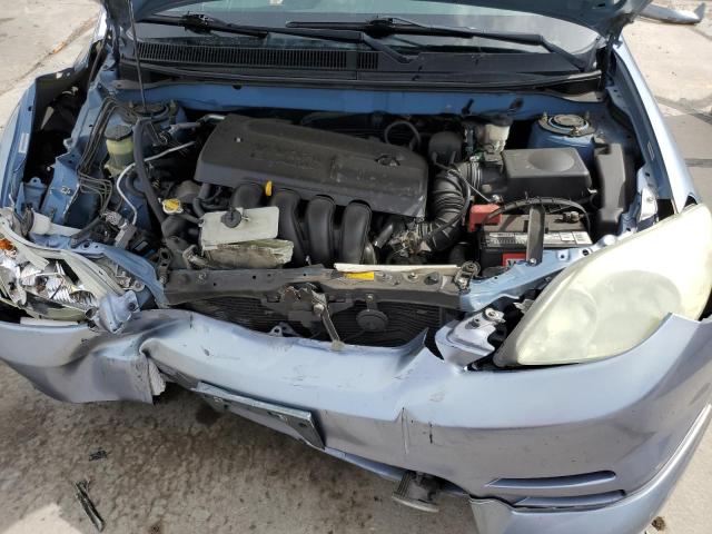 2T1KR32E04C209288 - 2004 TOYOTA COROLLA MA XR BLUE photo 11