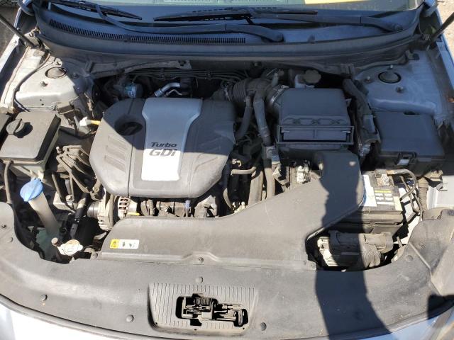 5NPE24AA3HH447516 - 2017 HYUNDAI SONATA ECO SILVER photo 11