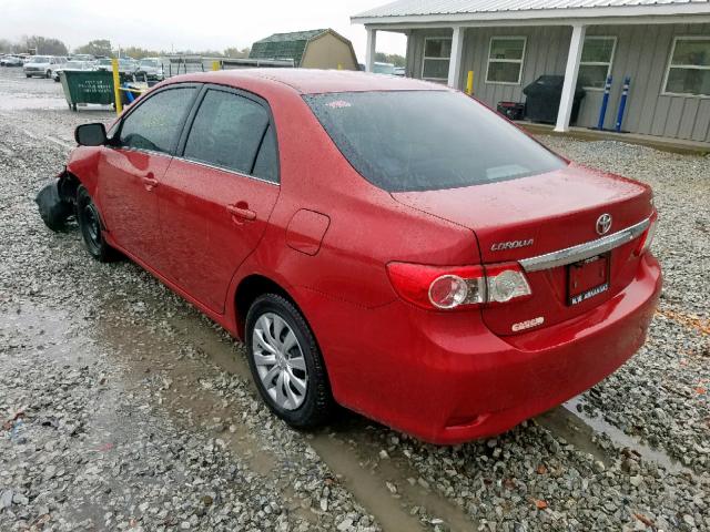 5YFBU4EE4DP217474 - 2013 TOYOTA COROLLA BASE  photo 3