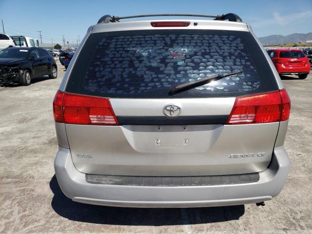 5TDZA23C44S088947 - 2004 TOYOTA SIENNA CE SILVER photo 6