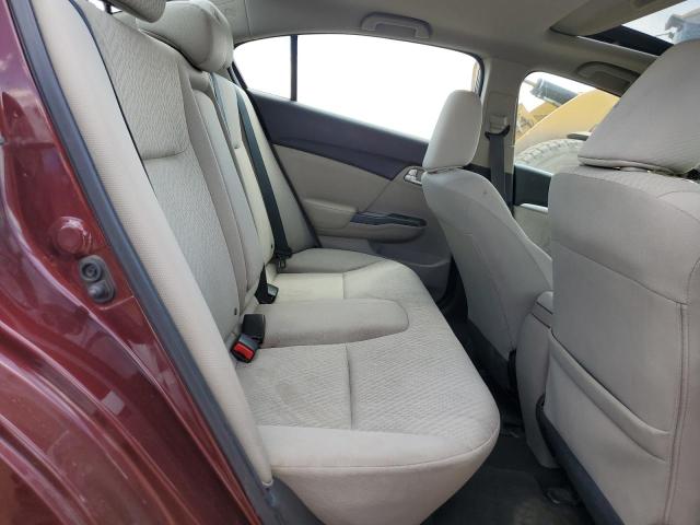 19XFB2F82EE022416 - 2014 HONDA CIVIC EX BURGUNDY photo 10