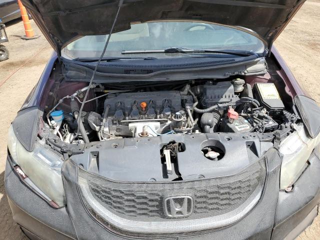 19XFB2F82EE022416 - 2014 HONDA CIVIC EX BURGUNDY photo 11