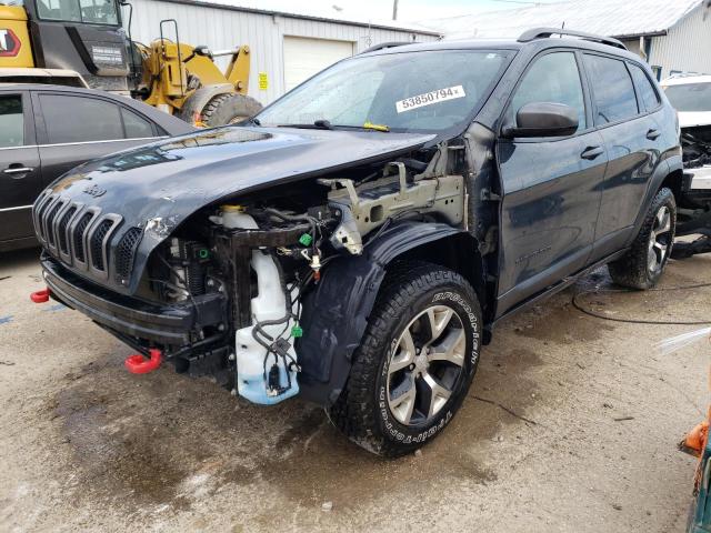 1C4PJMBB5HW631157 - 2017 JEEP CHEROKEE TRAILHAWK GRAY photo 1