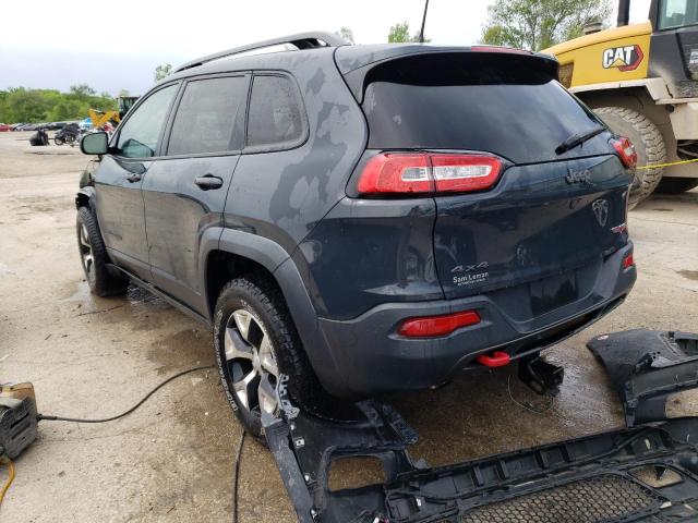 1C4PJMBB5HW631157 - 2017 JEEP CHEROKEE TRAILHAWK GRAY photo 2