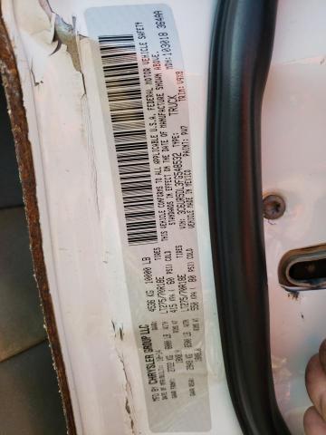 3C6UR5DL3FG548532 - 2015 RAM 2500 SLT WHITE photo 12